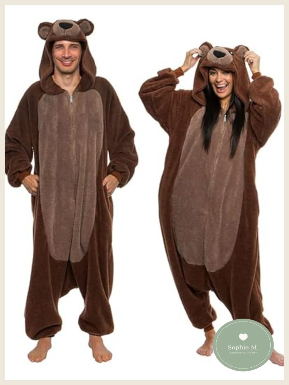 Sherpa Bear Adult Onesie Plush Teddy Halloween Costume One Piece